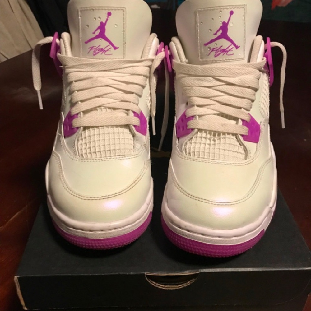 Jordan Kids Sneakers in Cream and Pink
